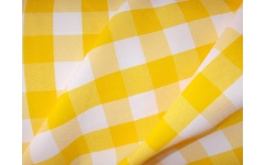 Abrosz sárga kockás